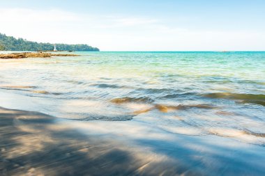 Deniz manzarası, plaj, deniz ve plaj görmek deniz feneri.