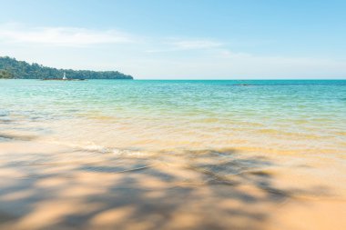 güzel bir plaj deniz manzarası