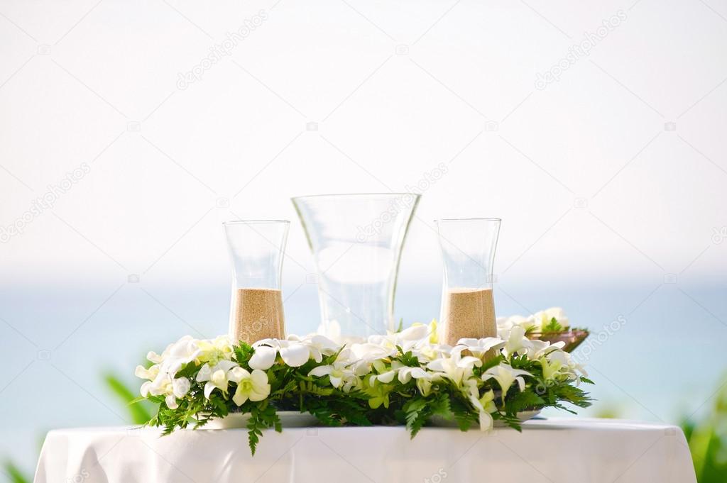 wedding decorations and arrangement