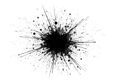 Beyaz bir arkaplanda siyah çizgiler ve noktalar yayılıyor.