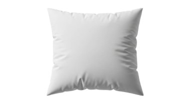 Görüntü, tamamen beyaz olan tek bir dikdörtgen fırlatma yastığını gösteriyor. Yastığın yumuşak ve hafif desenli bir yüzeyi vardır. Örtü çizgileri yumuşak ve davetkar bir görünüme sahiptir. Sade, nötr bir b 'ye karşı sunuluyor.