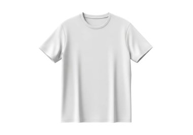 Görüntü, açık gri, kısa kollu, klasik bir yaka ve minimum omuz dikişli bir tişört gösteriyor. Kumaş yumuşak ve biraz buruşuk görünüyor, rahat ve rahat bir görünüm veriyor. Tişört bir manken gövdesinde sergileniyor.