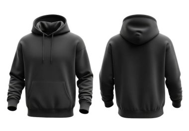 Görüntü, koyu gri kapüşonlu bir sweatshirt 'ü gösteriyor. Rahat bir şekilde tasarlanmış. Ön kanguru cebi, uzun kollu kollar ve askılı bir başlık içerir. Kumaş yumuşak ve günlük kıyafet için uygun görünüyor, genel minimalist tasarımla birlikte..