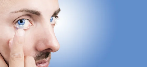 Contact lenses for vision correction — Stock Photo, Image