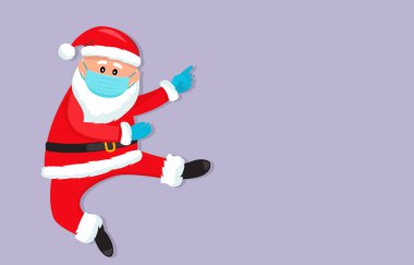✓ santa claus coronavirus free vector eps, cdr, ai, svg vector 