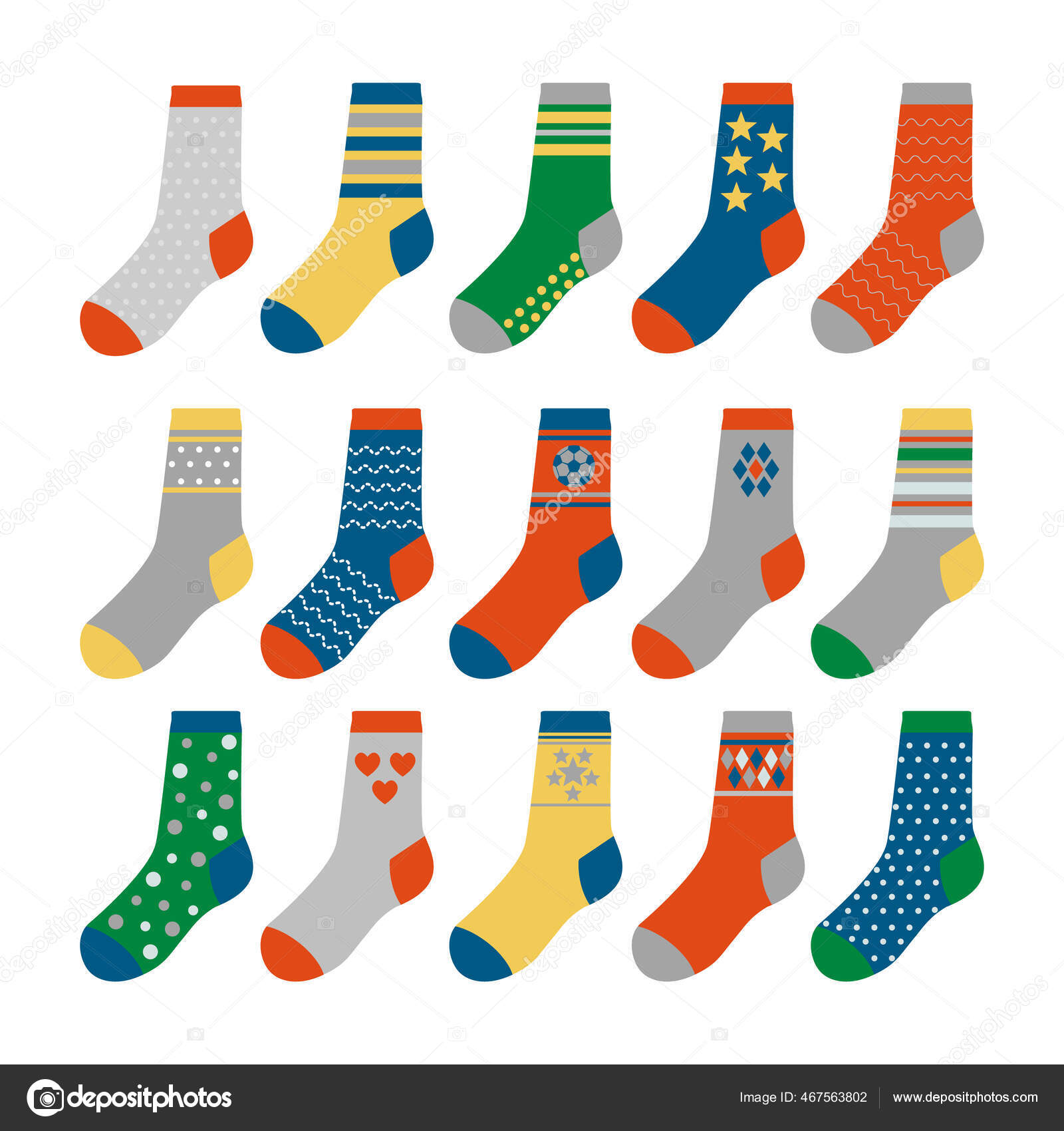 calcetines de colorines