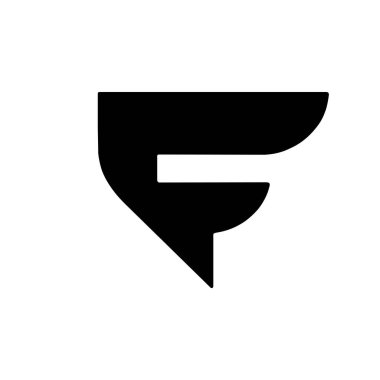 f logo tasarım şablonu vektörü