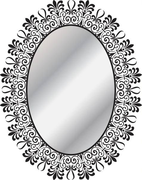 Forged mirror frame — Stock Photo, Image