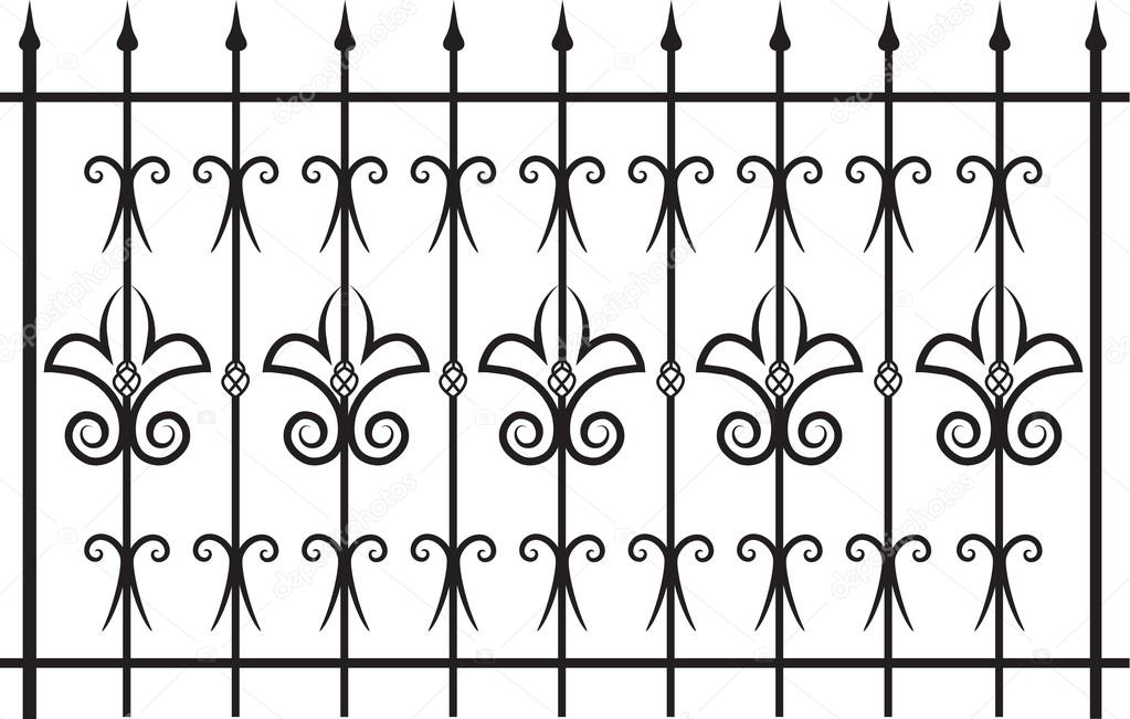 Vector iron fence Stock Photo by ©pvl0707 115707718