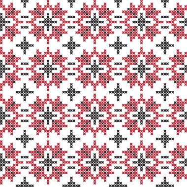 Saydam arka plan üzerine işlemeli desen