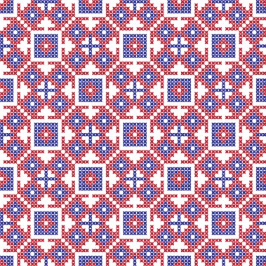 Saydam arka plan üzerine işlemeli desen