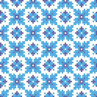 Saydam arka plan üzerine işlemeli desen