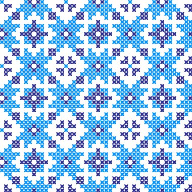 Saydam arka plan üzerine işlemeli desen