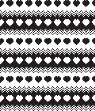 Sevgililer günü için kalp sorunsuz piksel deseni