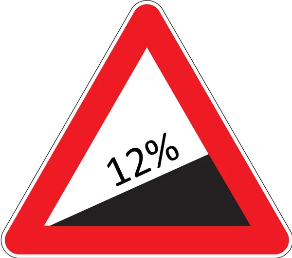Vector de señales de advertencia - ilustración — Vector de stock