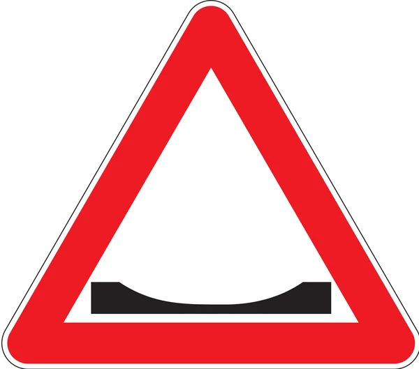 Warning signs pothole — Stock Vector
