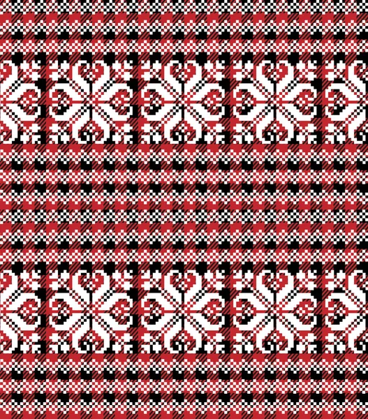 Modèle Noël Nouvel Buffalo Plaid Fond Festif Pour Conception Impression — Image vectorielle