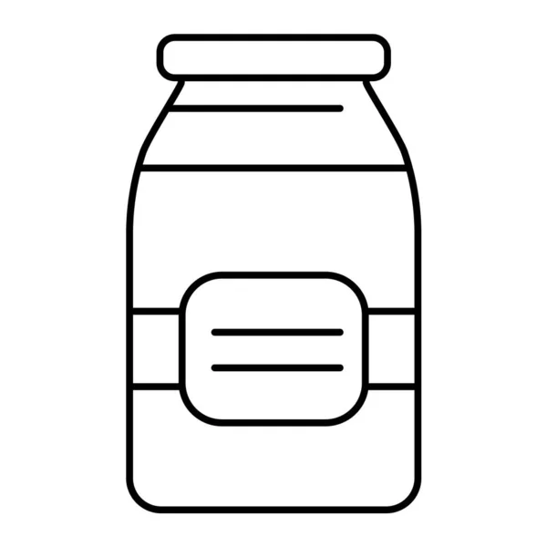 Décrivez Icône Pot Repas Vectoriel Isolé Sur Fond Blanc Esp — Image vectorielle