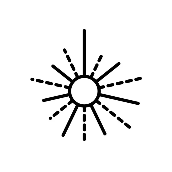 Иконка Векторного Фейерверка Белом Фоне Esp — стоковый вектор