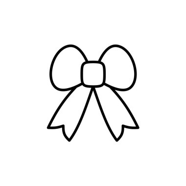 Taslak vektör yay simgesi beyaz arkaplanda izole edildi. esp