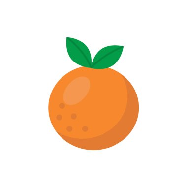 Turuncu Simgeler Beyaz Arkaplan Düz Biçim Yazdırma Web Tasarımı