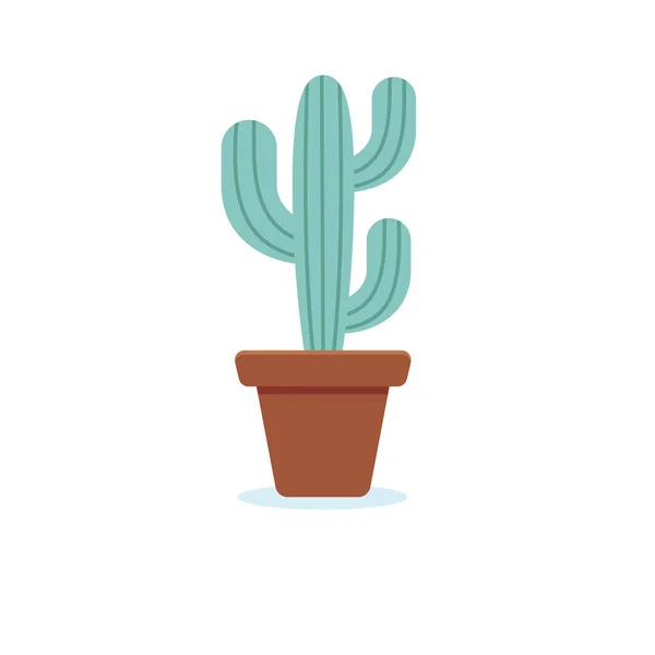 Ikona Wektora Kaktusa Izolowana Białym Tle Eps — Wektor stockowy