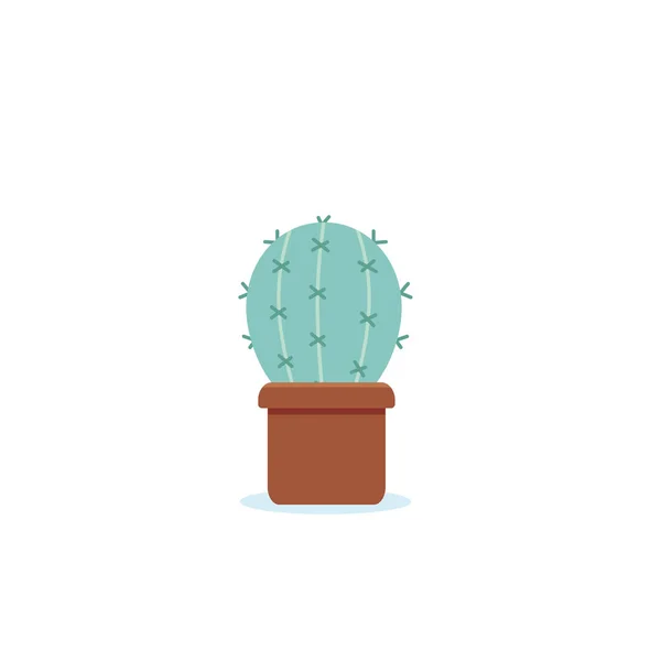Ikona Wektora Kaktusa Izolowana Białym Tle Eps — Wektor stockowy