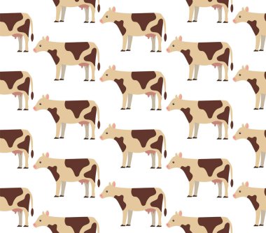 Çin Yeni Yılı 2021 öküzü. Kırmızı ve beyaz kağıt, Asya desenli siluet bufalo kesiyor. Farklı pozlarda çiçek açan geleneksel burç burcu sembolü EPS 10 'u izole et.