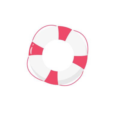 Yaşam şamandırası ikon vektör çizim karikatürü tarzı. EPS 10