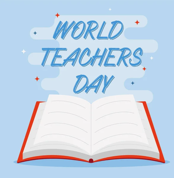 Öğretmenler günü kutlaması. Öğretmenler Günün kutlu olsun. Düz stil Eps 10 ile vektör illüstrasyonu