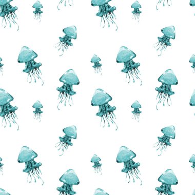 suluboya denizanası kusursuz desen