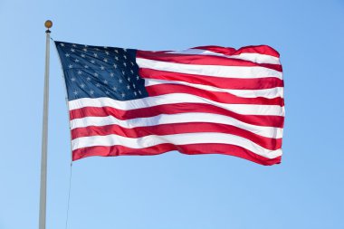 Büyük Amerikan bayrağı, arkadan aydınlatmalı
