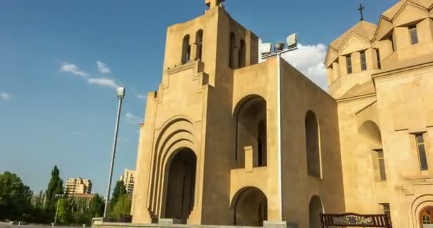 Armenia, Yerevan, Sint Gregorius de verlichter kathedraal, augustus 8-13-2016 — Stockvideo