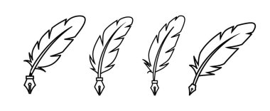 Beyaz arkaplanda izole edilmiş tüyler