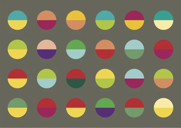 Vector-illustratie van de verschillende kleurrijke bollen — Stockvector