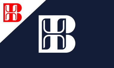 HB veya BH logo illüstrasyonu
