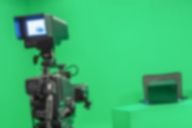 görüntü Tv kamera Studio yeşil bir bulanıklık
