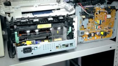 Orta çekim eski sonu elektronik