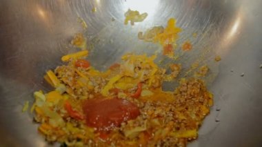 Atış restoranda şef aşçılar makarna kapatın