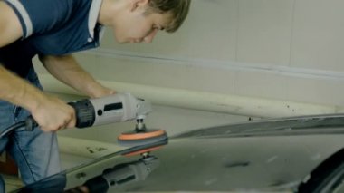 Orta shot alt Lehçe Siyah araba özel araçları ile