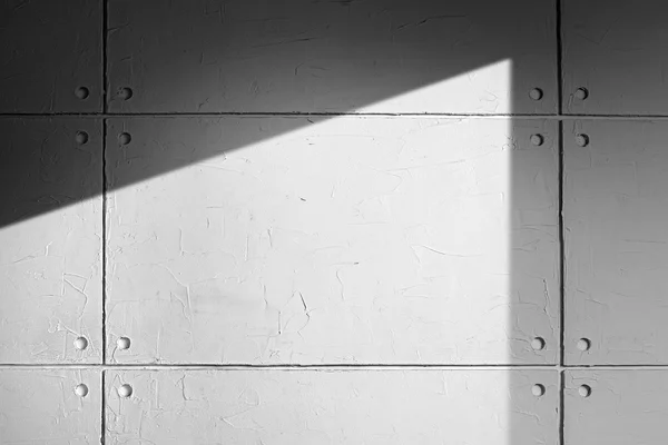 Parete di cemento grigio con texture ombra — Foto Stock