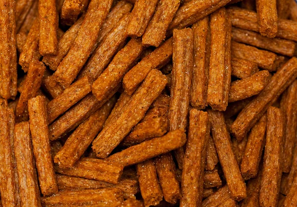 Crunchy brown croutons — Stock Image Crunchy brown croutons Stock Picture