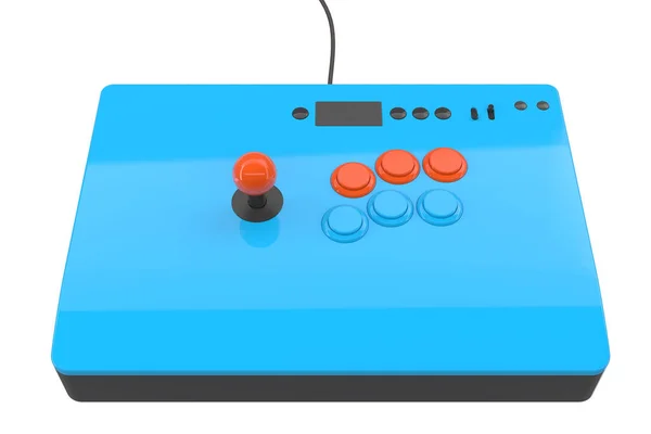 Vintage arcade stick with joystick and tournament-grade buttons — Stock Photo, Image