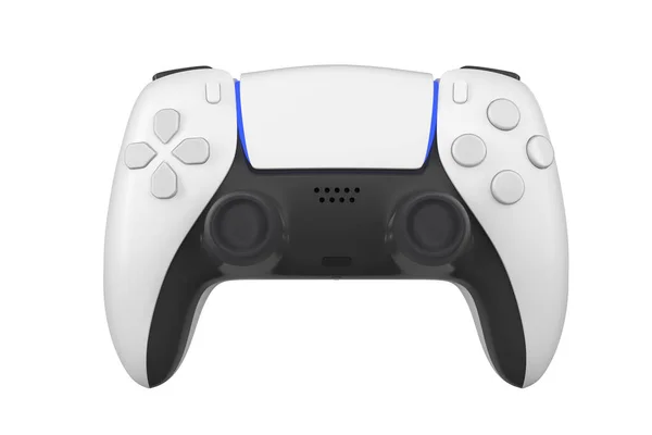 Realistic Video Game Controller Isolated White Clipping Path Rendering Streaming — Stock Photo, Image