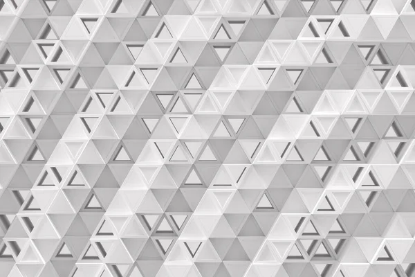 Fondo geométrico abstracto hecho de polígonos caóticos de superficie triangular. — Foto de Stock