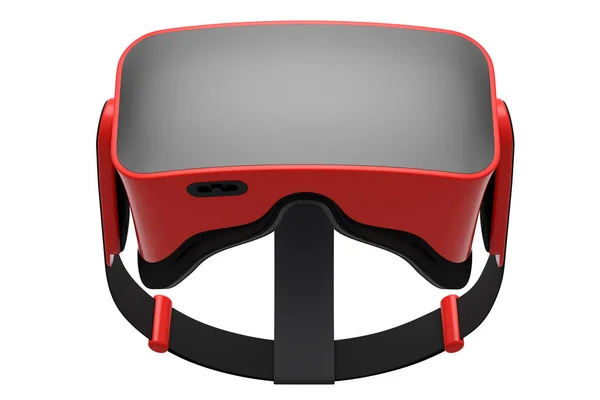 Віртуальні окуляри червоної реальності ізольовані на білому тлі. 3D візуалізація — стокове фото