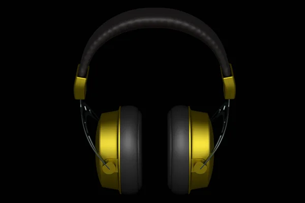 Representación 3D de auriculares para juegos en la nube y streaming — Foto de Stock