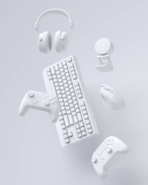 Fare, klavye, joystick, kulaklık, VR, web kamerası gibi uçan oyun vitesleri