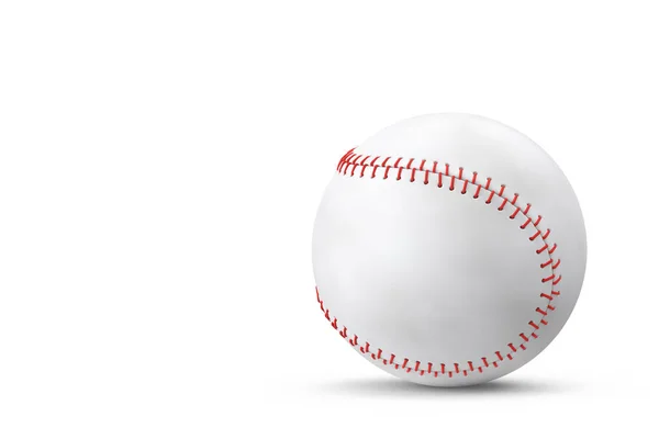 Pallone Softball Baseball Isolato Sfondo Bianco Rendering Accessori Sportivi Giochi — Foto Stock