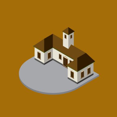  modern mimari vektör.